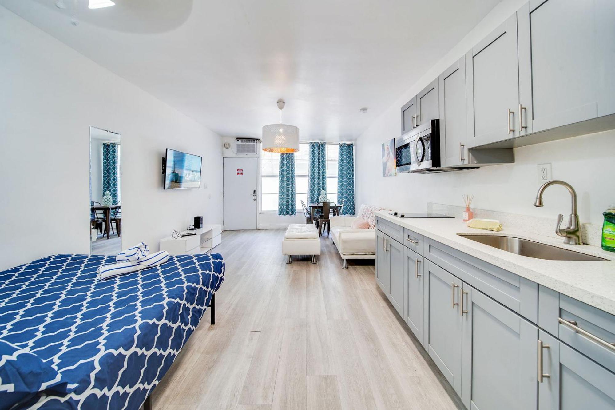 Beachy 1 B/R, W/2 Queen Beds, On Ocean Drive Beach Miami Beach Exterior foto